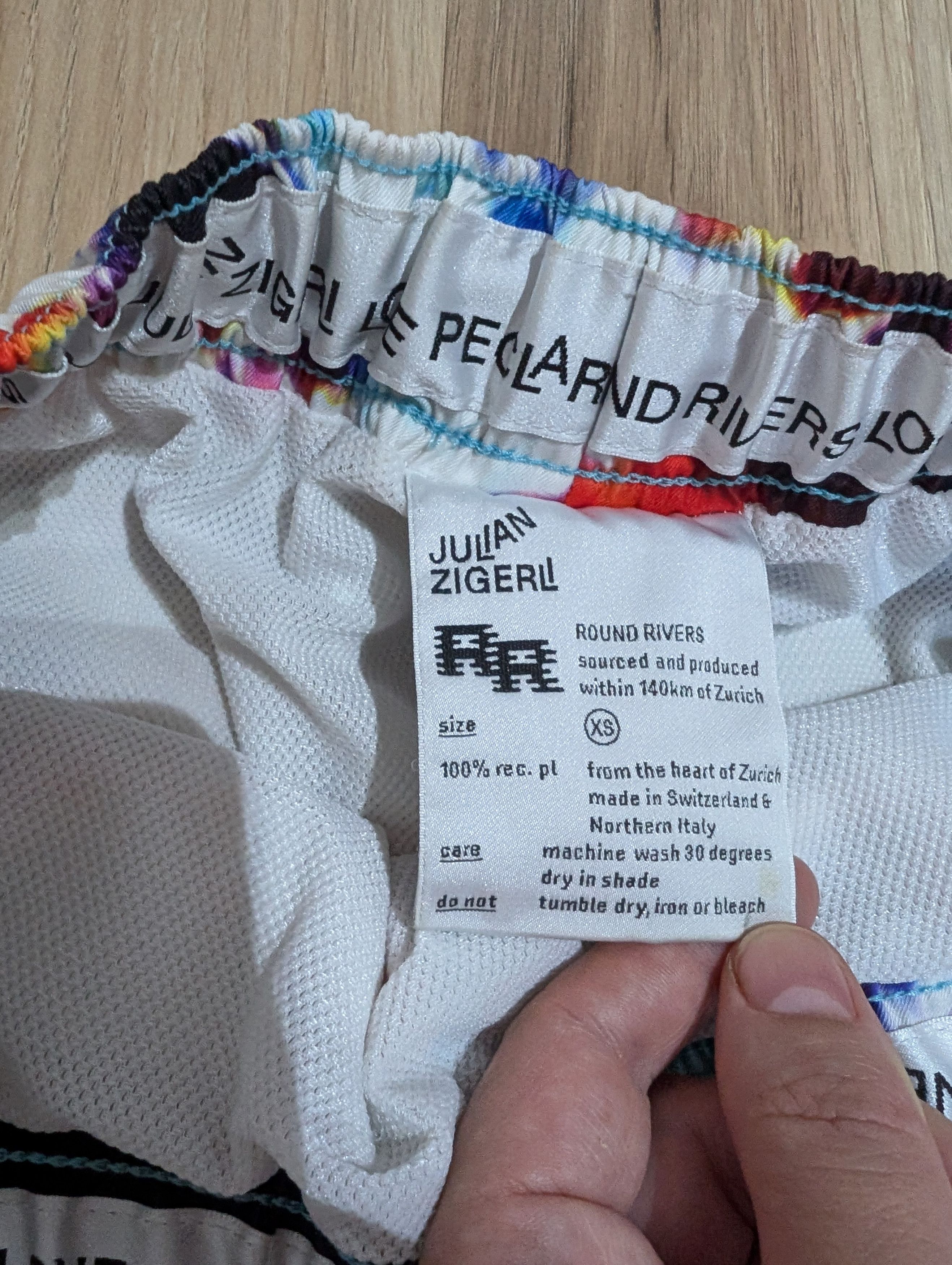 Designer × Julian Zigerli Mens Julian Zigerli Swim Shorts Size XS Archive print Size US 28 / EU 44 - 3 Thumbnail