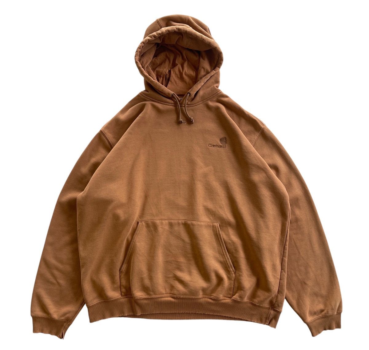 Carhartt Distressed Carhartt WIP Faded Brown Hoodies Size US XXL / EU 58 / 5 - 3 Thumbnail