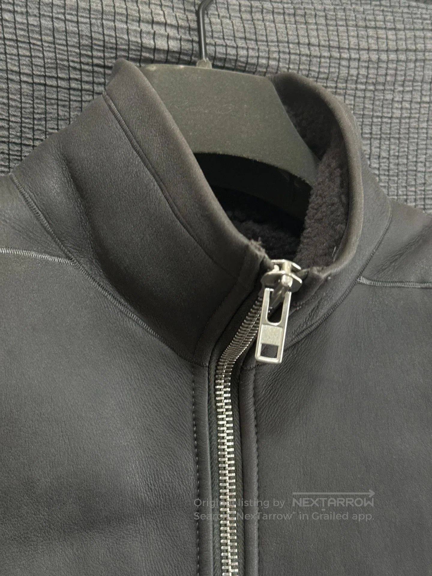 Rick Owens rick owens leather jacket with shearling collar. Size US M / EU 48-50 / 2 - 3 Thumbnail