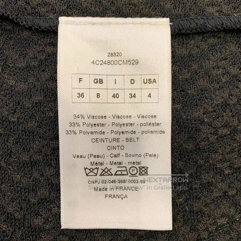 Dior Dior Black Polyester Women's Coat . Size L / US 10 / IT 46 - 5 Thumbnail