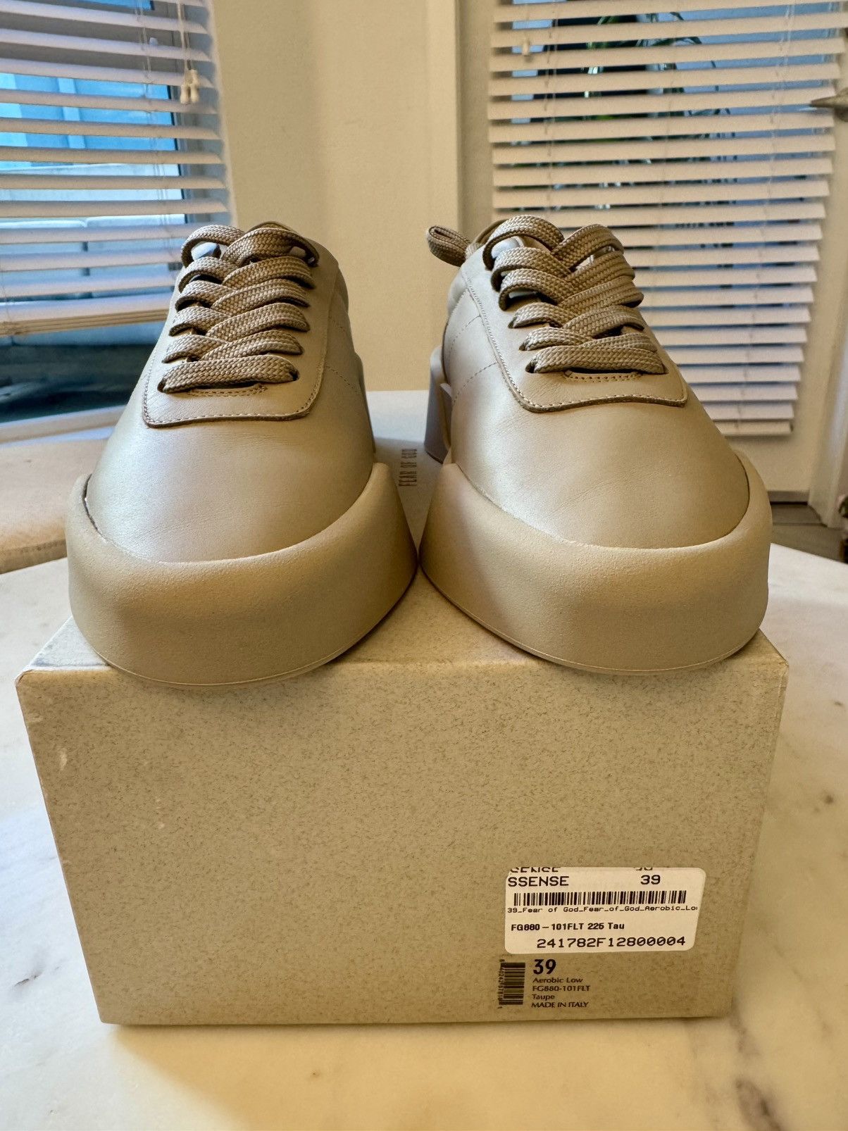 Fear of God Fear of God Taupe Aerobic Low Sneakers Size US 7.5 / EU 40-41 - 13 Thumbnail