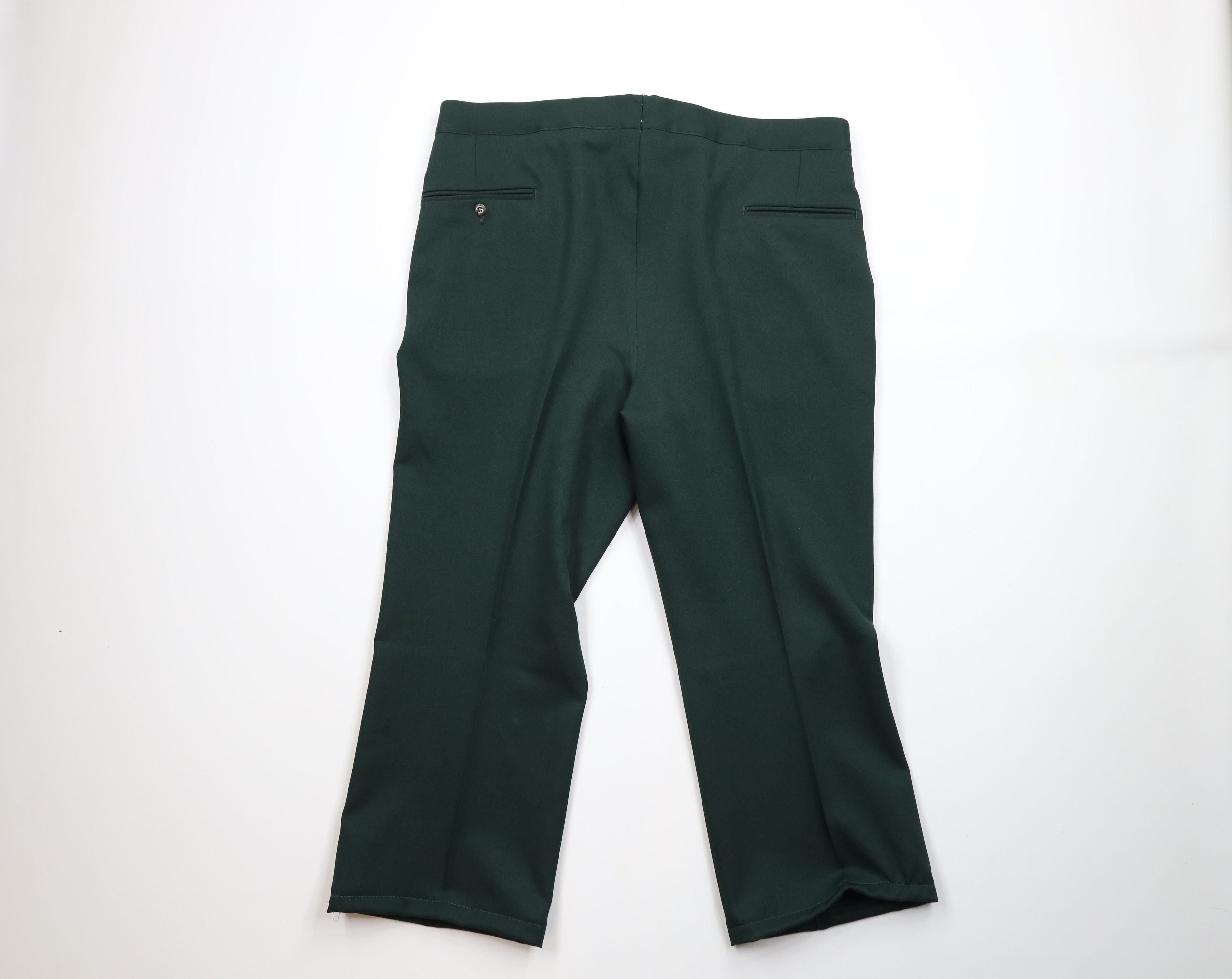 Vintage Vintage 70s Streetwear Bell Bottoms Chino Pants Green USA Size US 40 / EU 56 - 9 Thumbnail