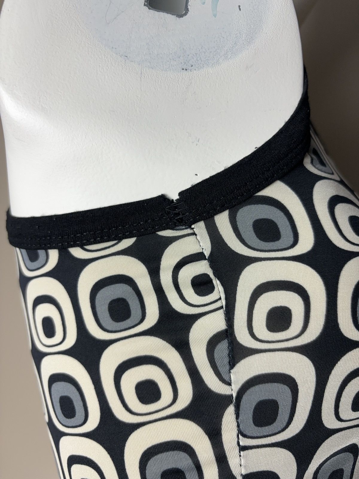 Vintage French Printed Skinny Tank Top Size S / US 4 / IT 40 - 5 Thumbnail