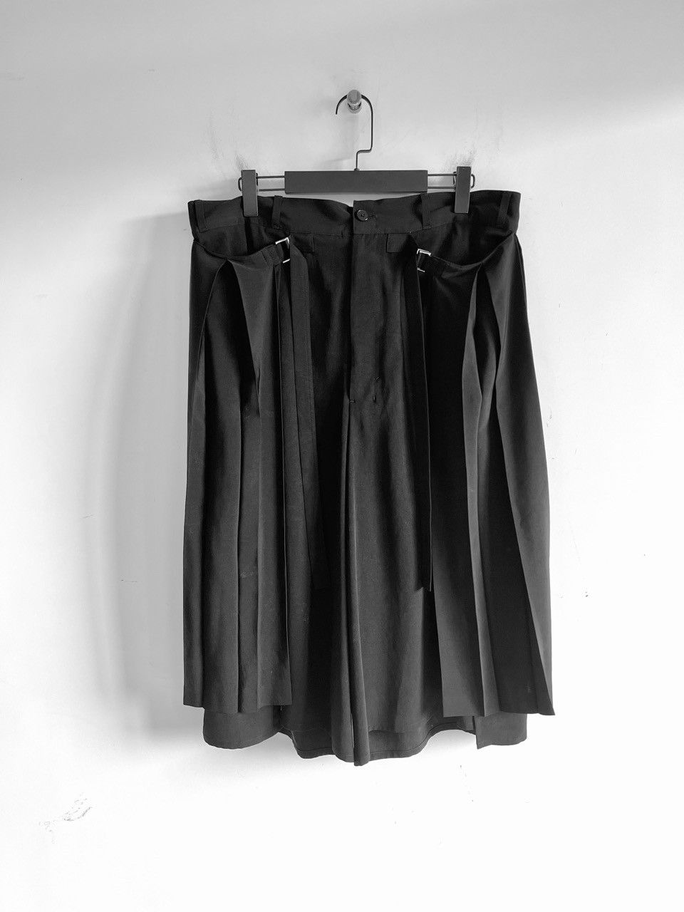 Yohji Yamamoto Ground Y Yohji Yamamoto - Wrapped Layer Pleated Skirt Pants Size US 32 / EU 48 - 2 Thumbnail