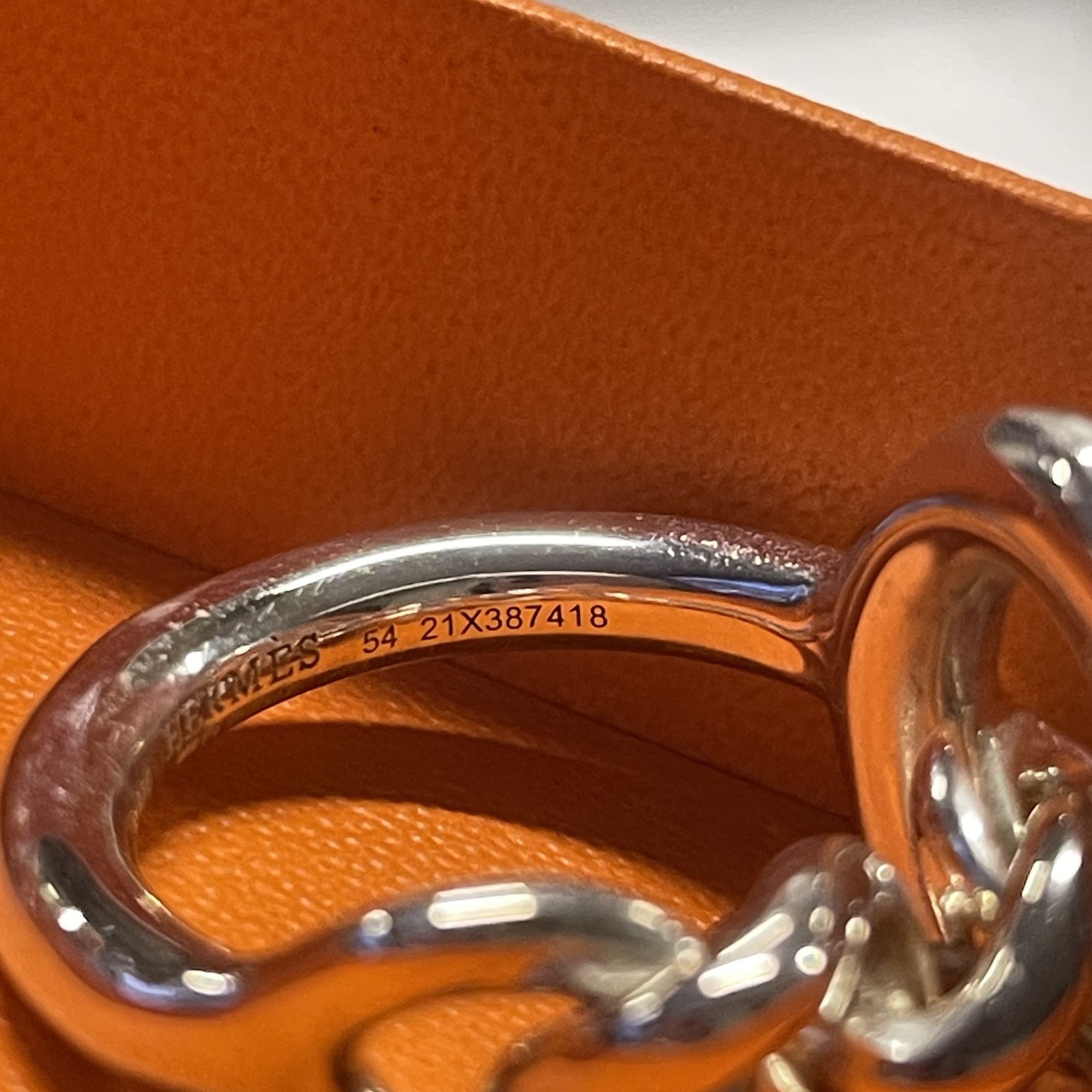 Hermes Hermès Sterling Silver Chaîne DAncre Ring Size 54 AG925 Made Size ONE SIZE - 10 Thumbnail