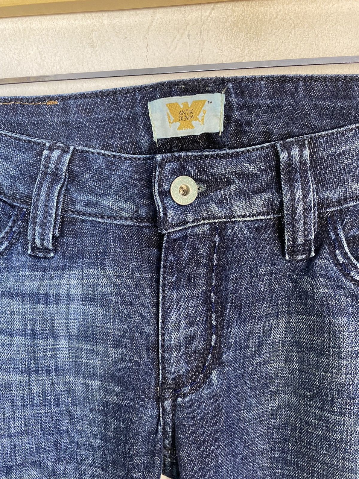 Antik Denim Hype Antik Denim Indigo Jeans Embroidery Logo Size 31" - 4 Thumbnail