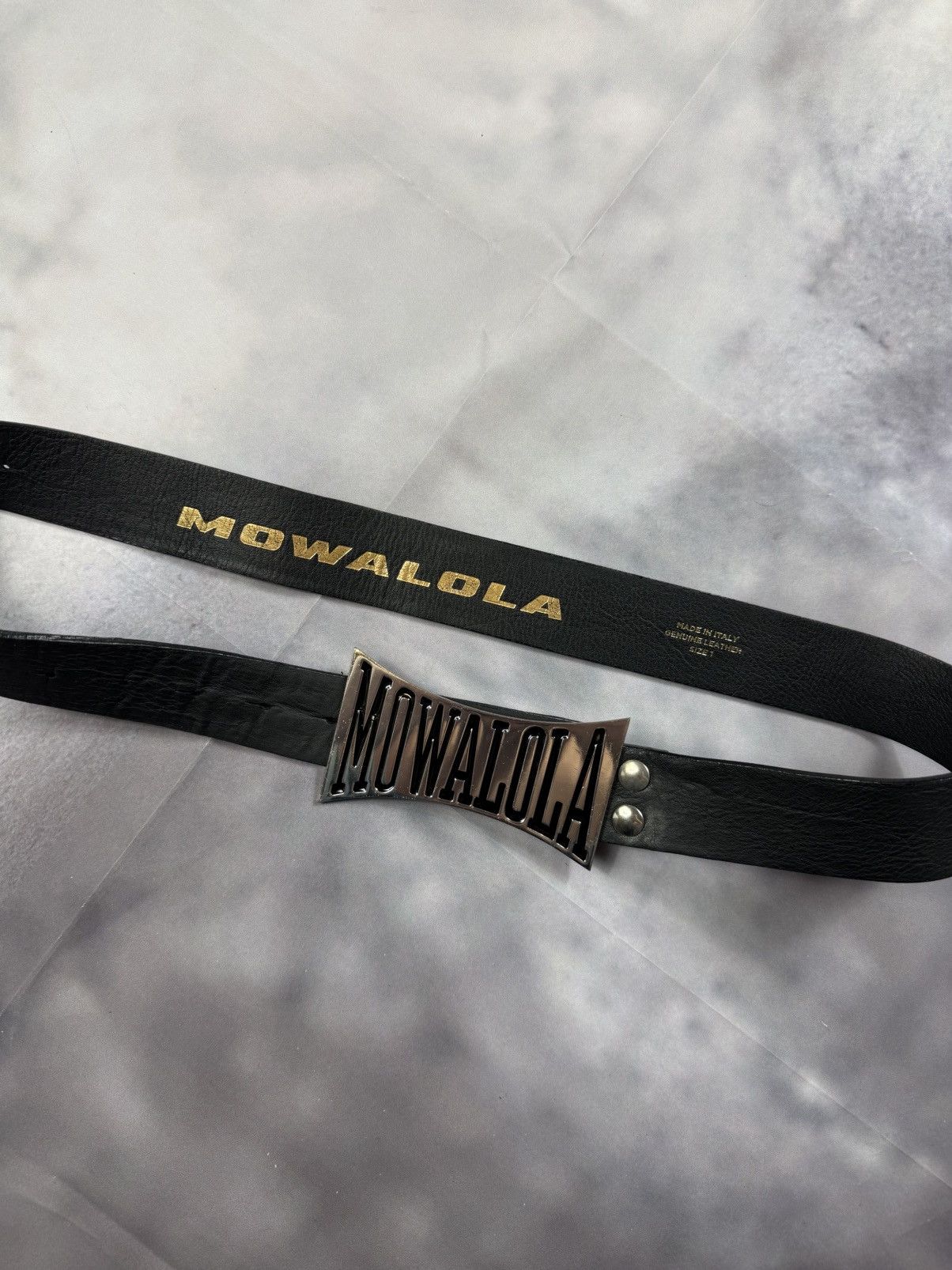 Mowalola Mowalola Belt y2k big buckle vintage Size ONE SIZE - 3 Thumbnail