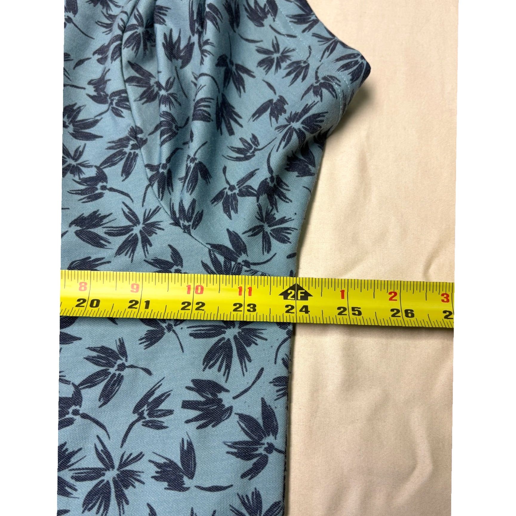 TravisMathew TravisMathew Polo Shirt Blue Floral Palm Leaf 2XL Short Sleeve Golf Shirt Mens Punchy Polo Shirt Outfits Size US XXL / EU 58 / 5 - 8 Thumbnail