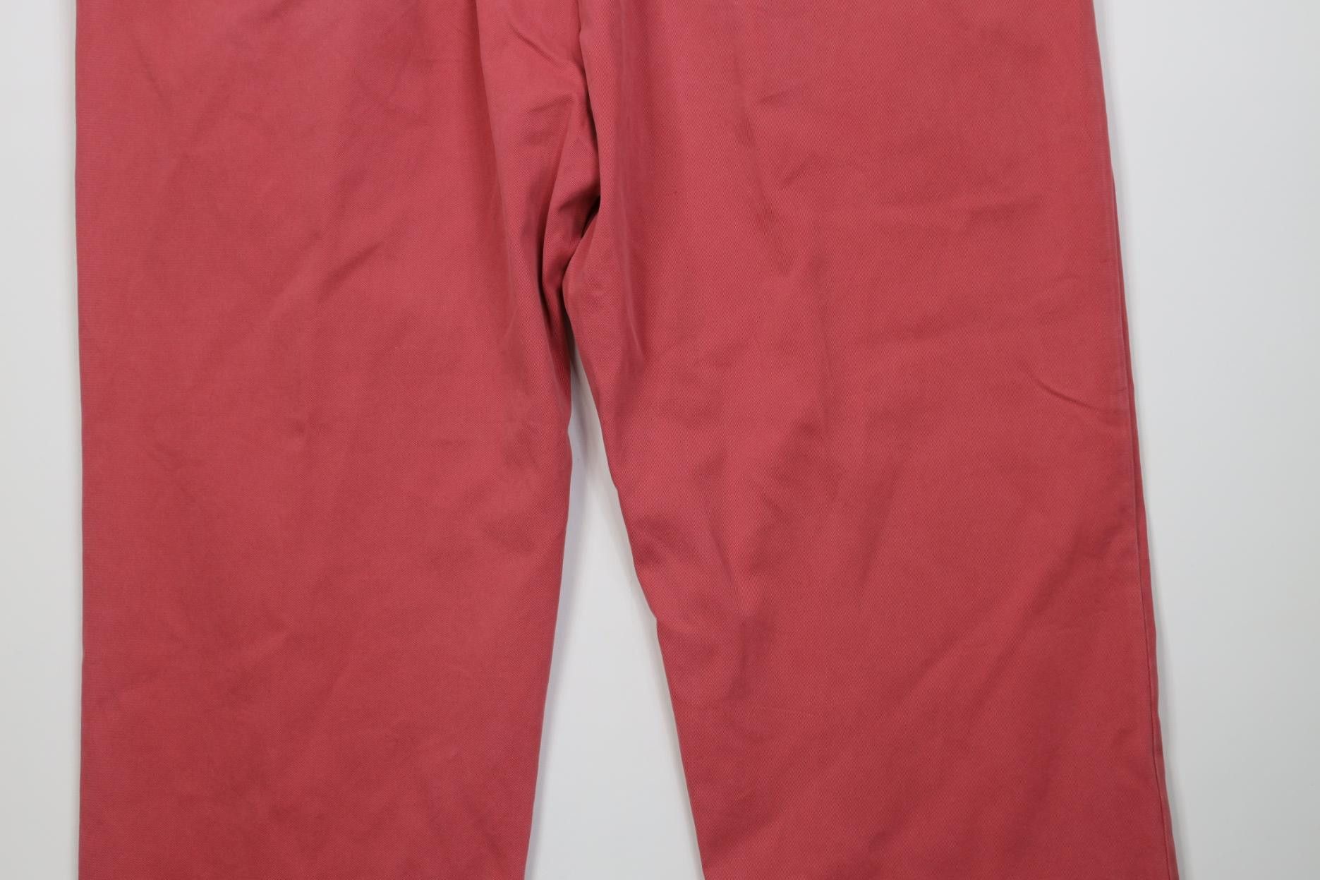 Polo Ralph Lauren Vintage Ralph Lauren Pleated Wide Leg Chino Pants Cotton Red Size US 42 / EU 58 - 14 Thumbnail