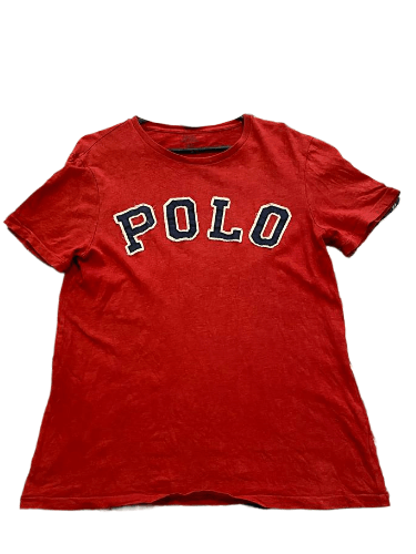 Polo Ralph Lauren Polo Ralph Lauren Custom Fit Big Y2K Logo Red Polo Size M Size US M / EU 48-50 / 2 - 1 Thumbnail