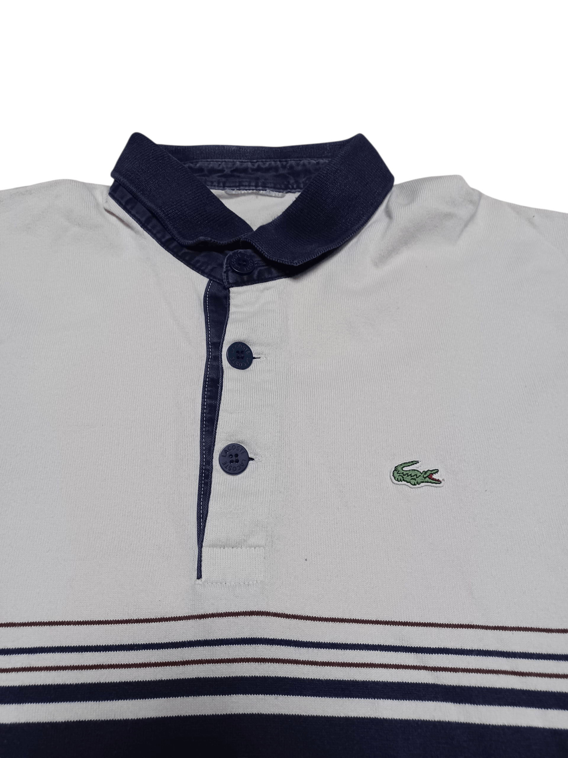 Lacoste LACOSTE VINTAGE LUXURY OLDMONEY RUGBY SHIRT Size US M / EU 48-50 / 2 - 2 Thumbnail