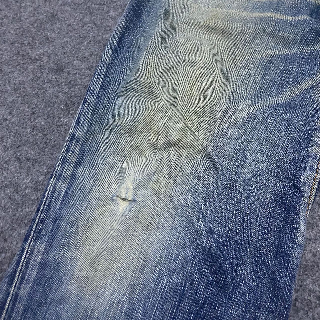 Edwin 💥Flare💥 Edwin Blue Trip Backle Back Distressed Denim Size US 34 / EU 50 - 9 Thumbnail