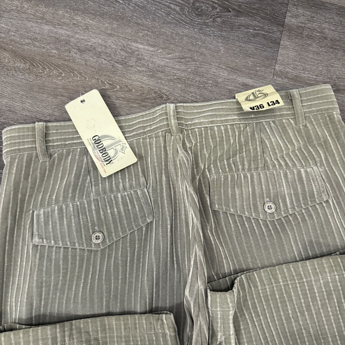 JNCO × Vintage Vintage Y2K Godbody sage green jumbo corduroy baggy pants Size US 36 / EU 52 - 3 Thumbnail