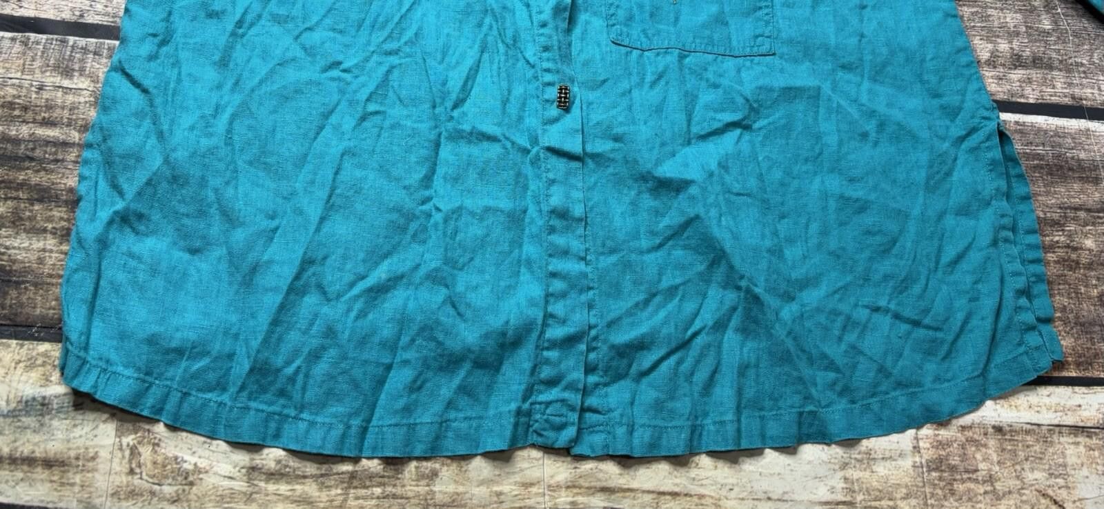 Other VTG Nino Wong California Linen Shirt Women's 3XL Tunic USA Size 3XL / US 20-22 - 6 Thumbnail