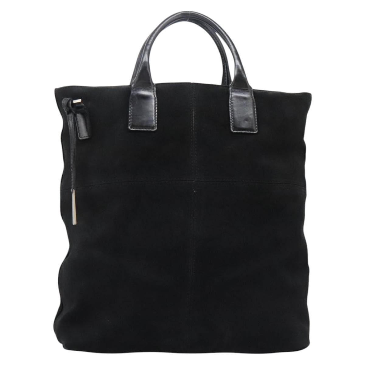 Gucci GUCCI Hand Bag Suede Black Silver Size ONE SIZE - 2 Thumbnail