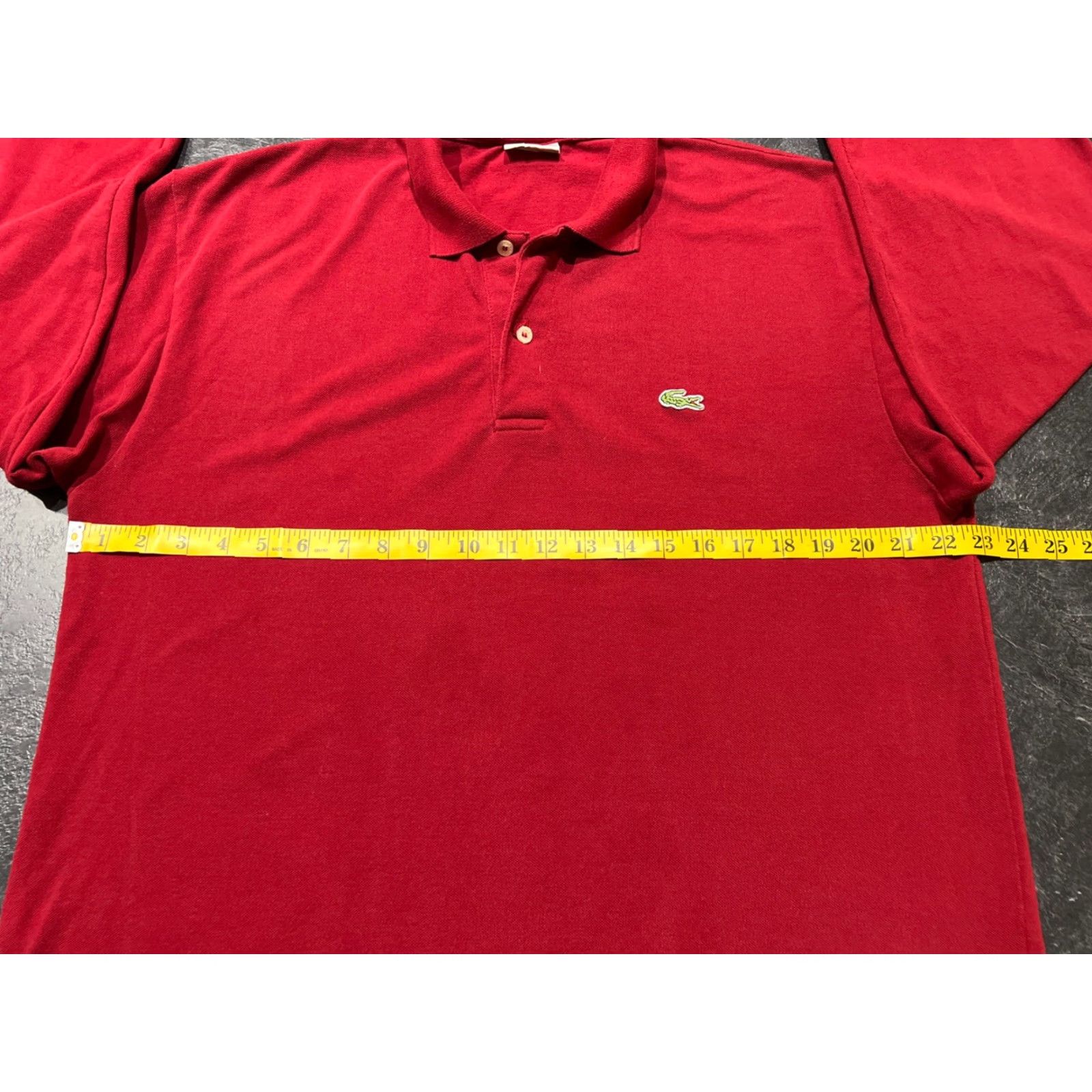 Lacoste VINTAGE Lacoste Polo Shirt Men 2XL Burgundy Red Long Sleeve Size 7 Logo Classic Casual Size US XXL / EU 58 / 5 - 6 Thumbnail