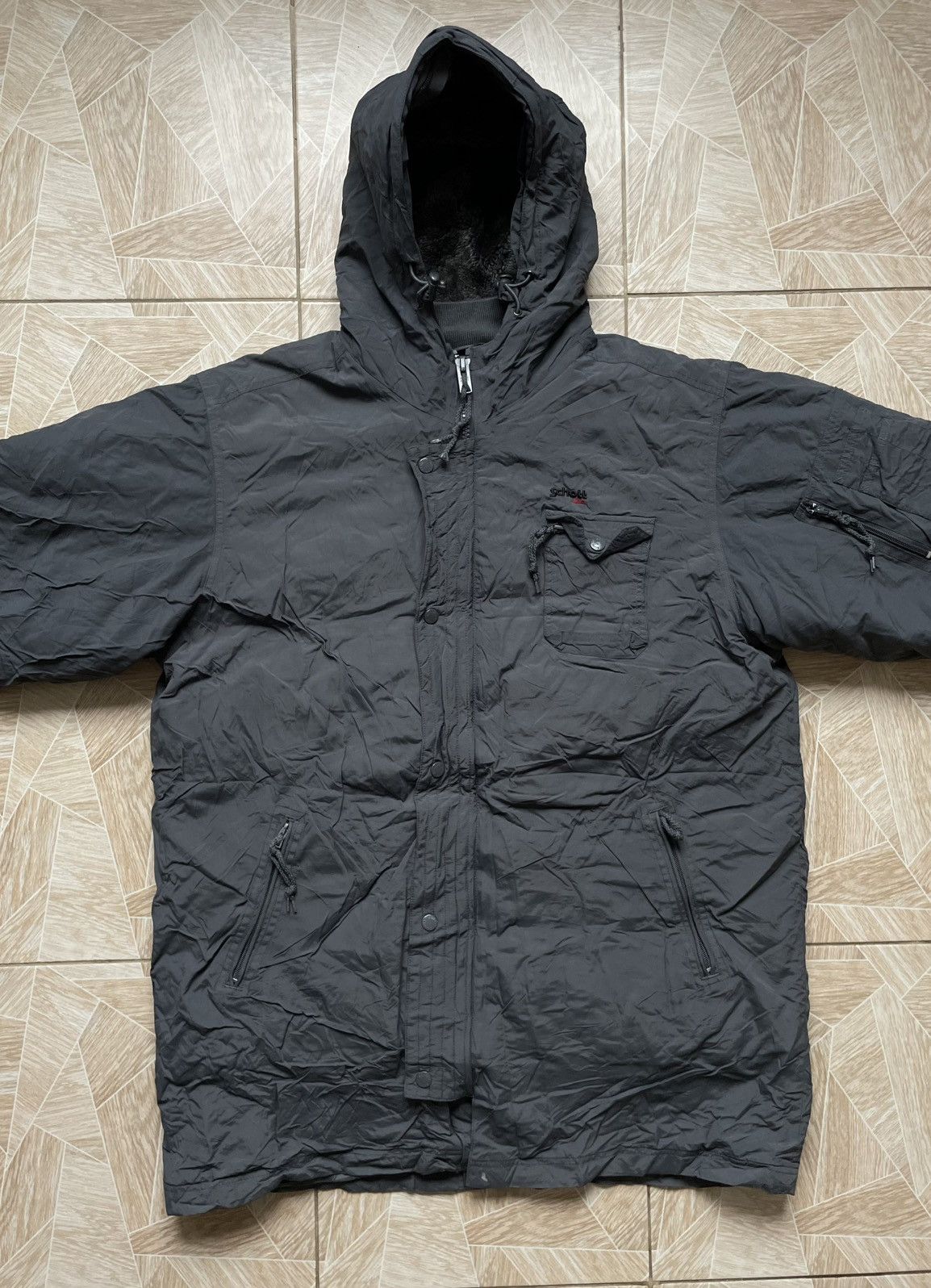 Schott × Vintage Vintage USA Schott NYC Extreme Cold Wheather Nylon Parka Xl Size US XL / EU 56 / 4 - 2 Thumbnail