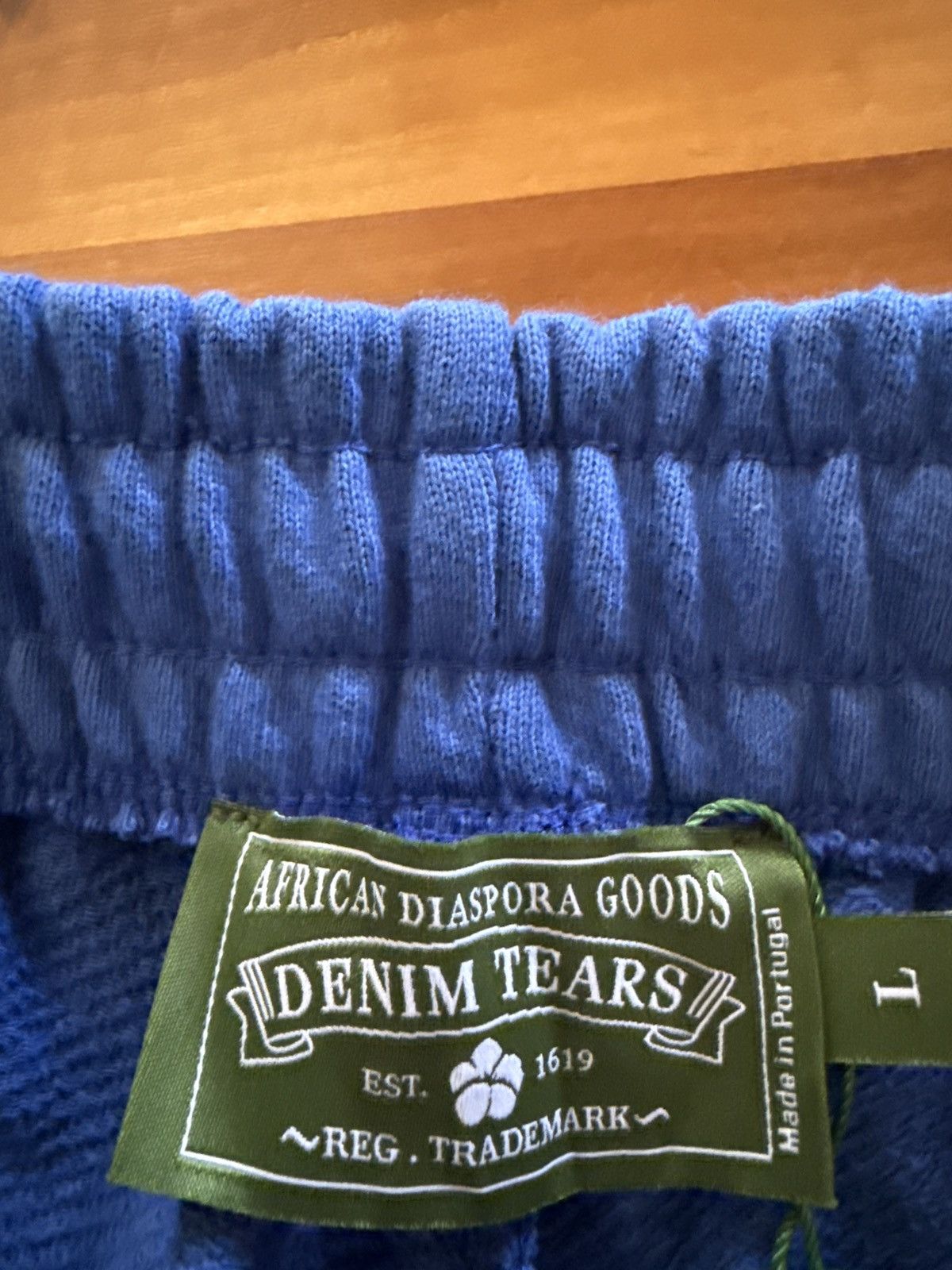 DENIM TEARS Denim Tears Blue Sweatpants Large Size US 31 - 19 Thumbnail