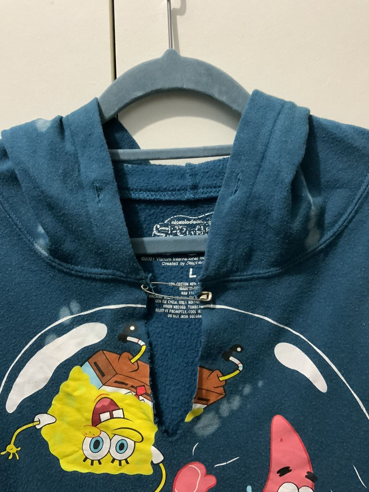 Nickelodeon SPONGEBOB SQUAREPANTS Nickelodeon Tie Dye Hoodie Size US L / EU 52-54 / 3 - 6 Thumbnail