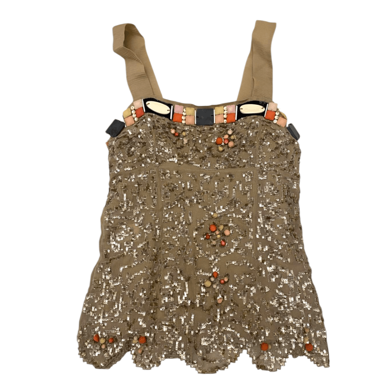 Blumarine Blumarine sequin tank top it sz 42 Size M / US 6-8 / IT 42-44 - 1 Thumbnail