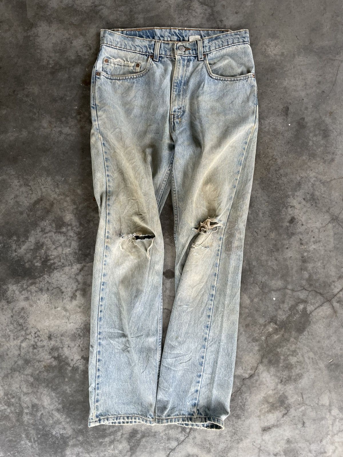Levi's VTG 90s Levi's 505 Red Tab Regular Fit Size US 31 - 14 Thumbnail