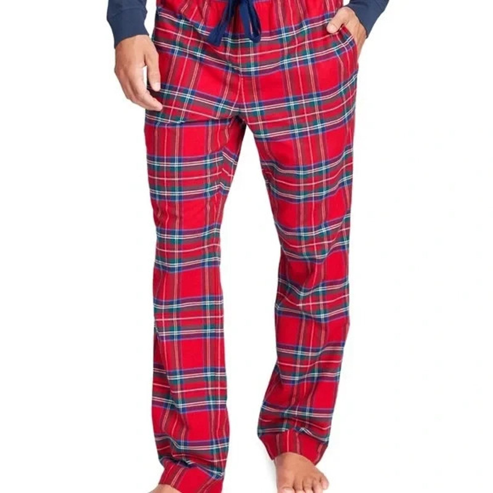 Vineyard Vines Vineyard Vines cotton Christmas pajama Pants Red L A001541 Size US 34 / EU 50 - 1 Thumbnail