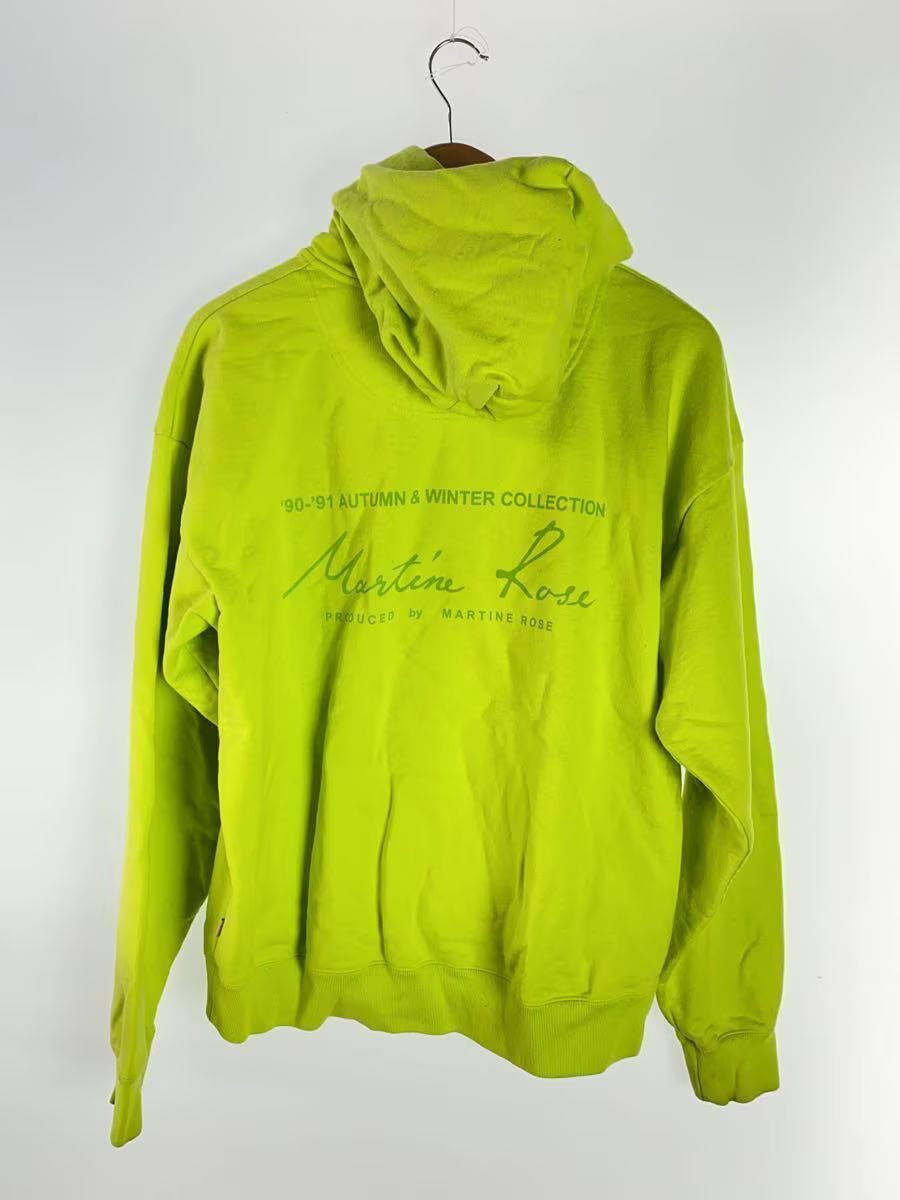 image of Martine Rose Boxy Logo Hoodie in Yellow, Men's (Size Small)