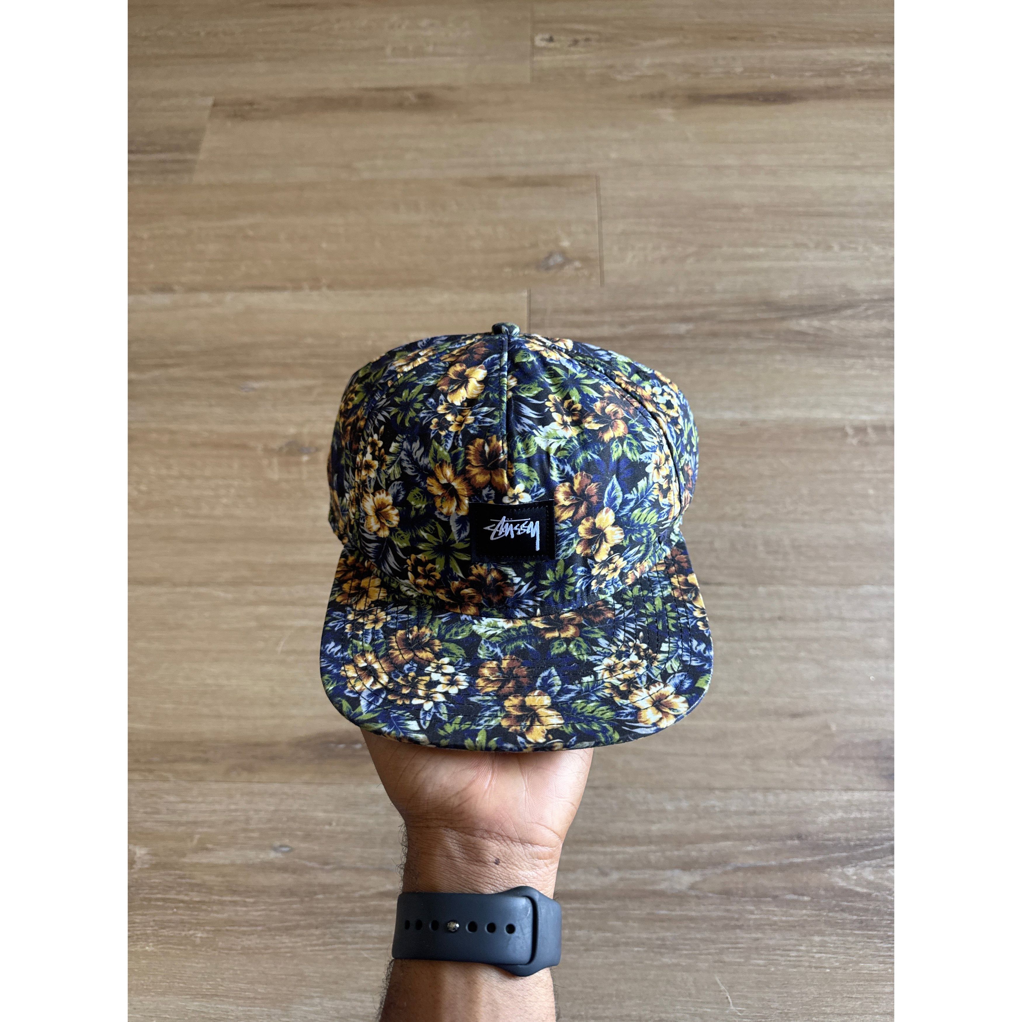 Other Stussy Island Floral Box Logo Snapback Hat Size ONE SIZE - 1 Thumbnail