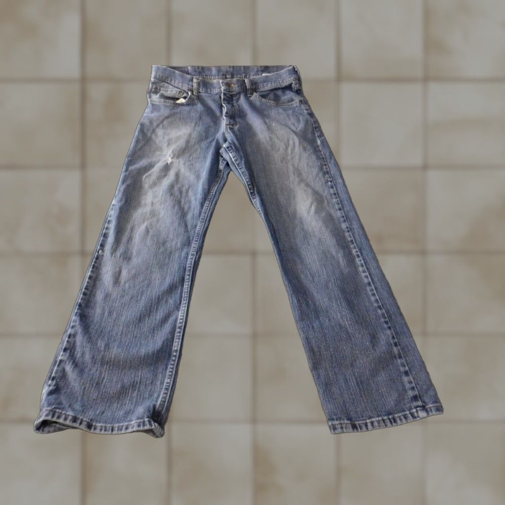 Wrangler Wrangler Jeans 32x28 Blue Straight Classic Denim Western Mens Size US 32 / EU 48 - 1 Thumbnail