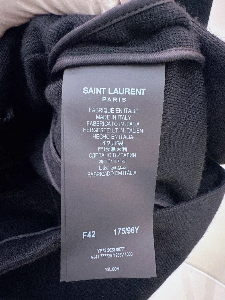 Saint Laurent Paris Saint Laurent Paris Black wool blazer jacket Size M / US 6-8 / IT 42-44 - 4 Thumbnail