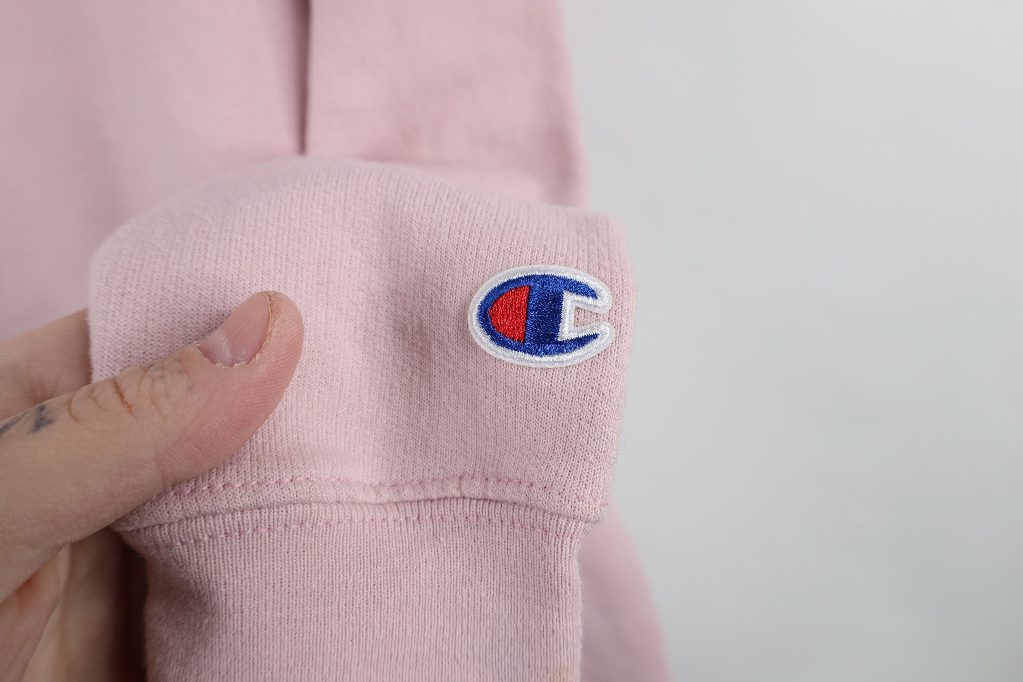Champion × Vintage Vintage Y2K Champion Spell Out Center Logo Hoodie Sweatshirt Size XL / US 12-14 / IT 48-50 - 8 Thumbnail