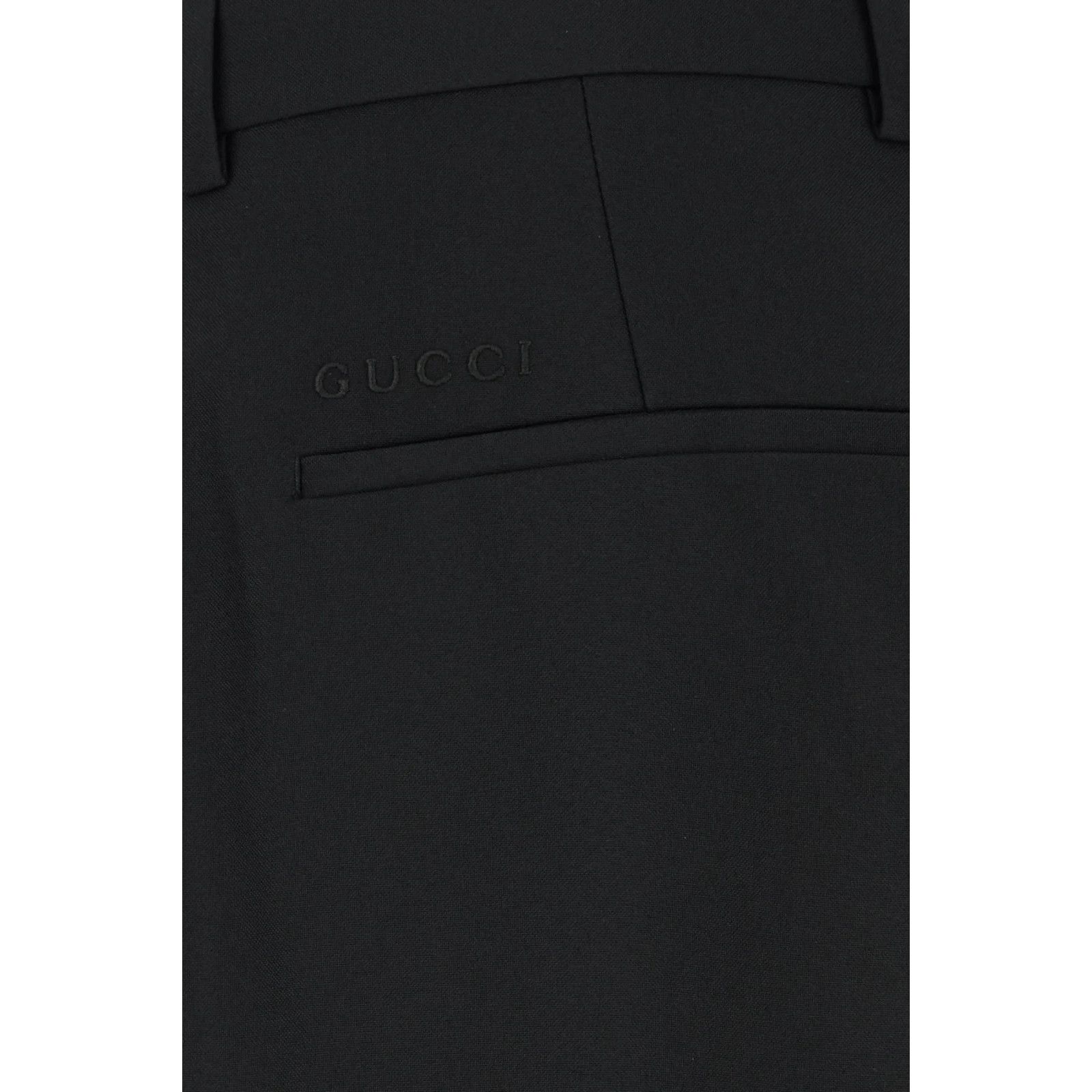Gucci GUCCI Black Tech Panama Pants New & Authentic (Men's size:US Size US 32 / EU 48 - 3 Thumbnail