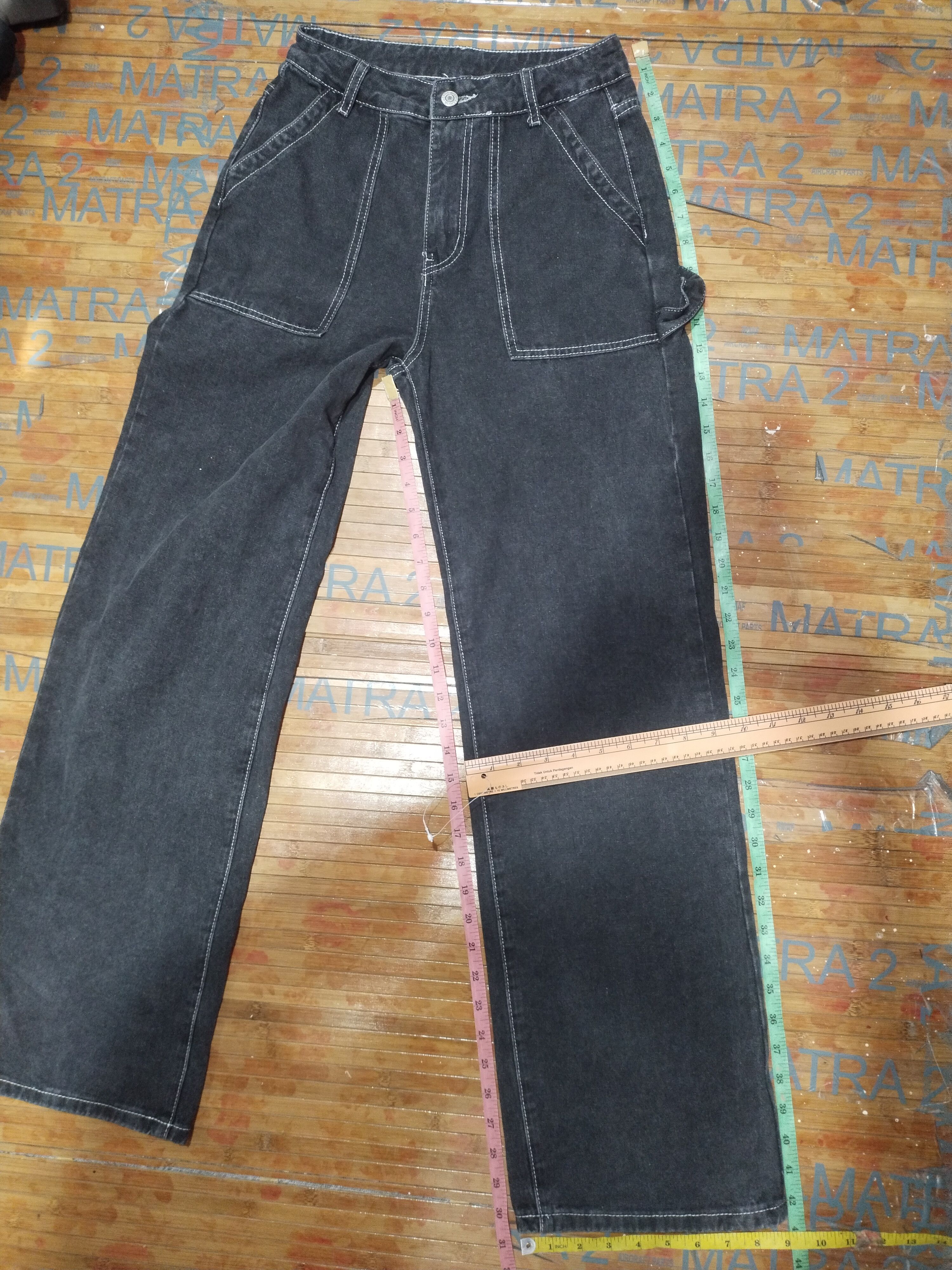 Jean × Shein Jeans SHEIN Baagy / Carpenter Style Sz S (26") Size 26" / US 2 / IT 38 - 3 Thumbnail