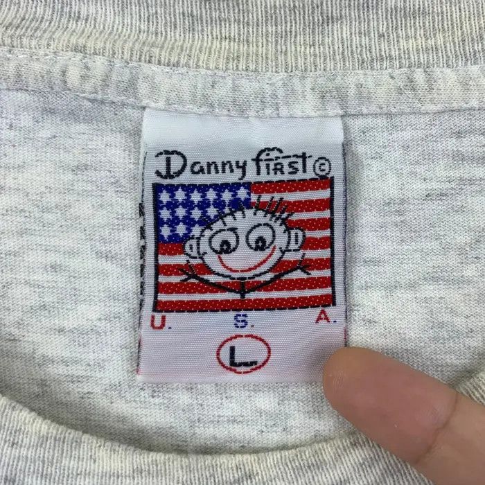 Vintage Vintage 90’ DANNY FIRST BASEBALL Comic Strip Tee Shirt Size US L / EU 52-54 / 3 - 5 Thumbnail