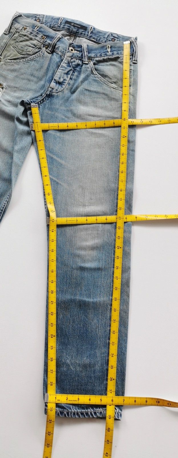Johnbull Thrashed John Bull AP538 Selvedge Jeans Size US 30 / EU 46 - 17 Thumbnail