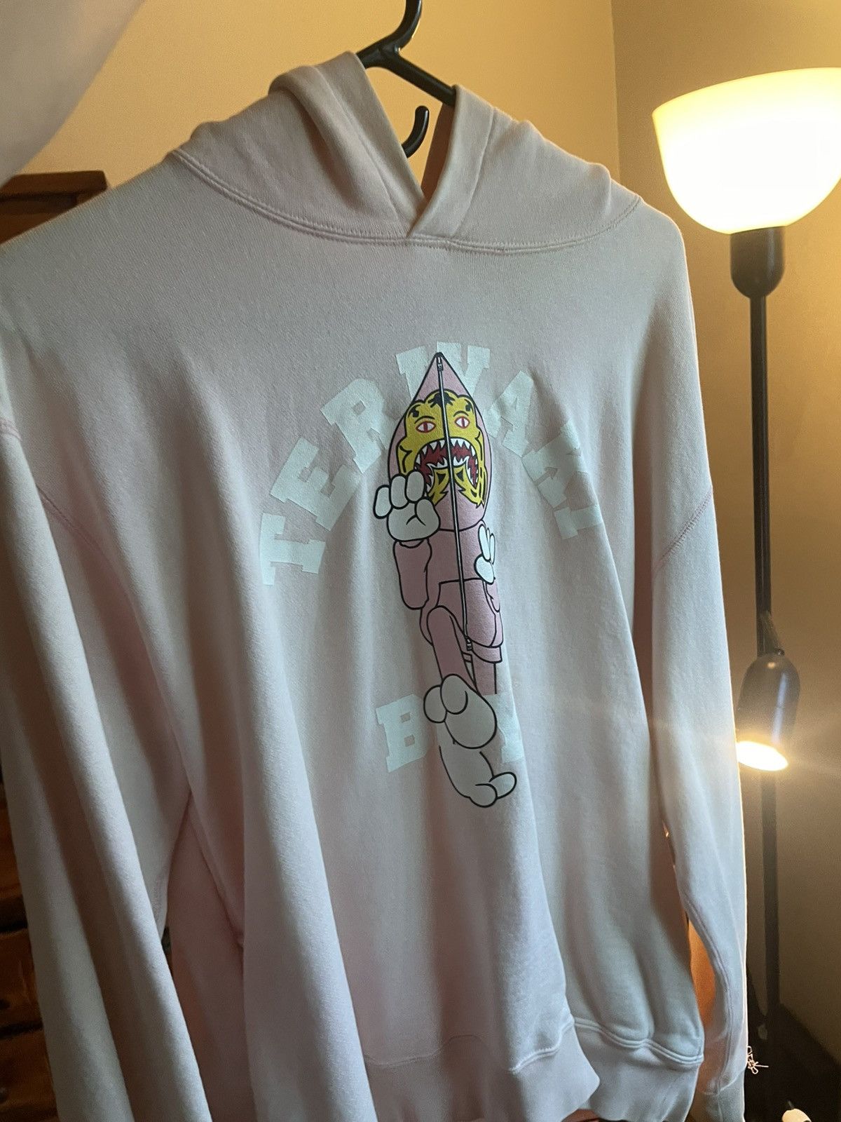 Bape Teriyaki Boyz Hoodie - Pink/Salmon (RARE) Size US L / EU 52-54 / 3 - 2 Thumbnail