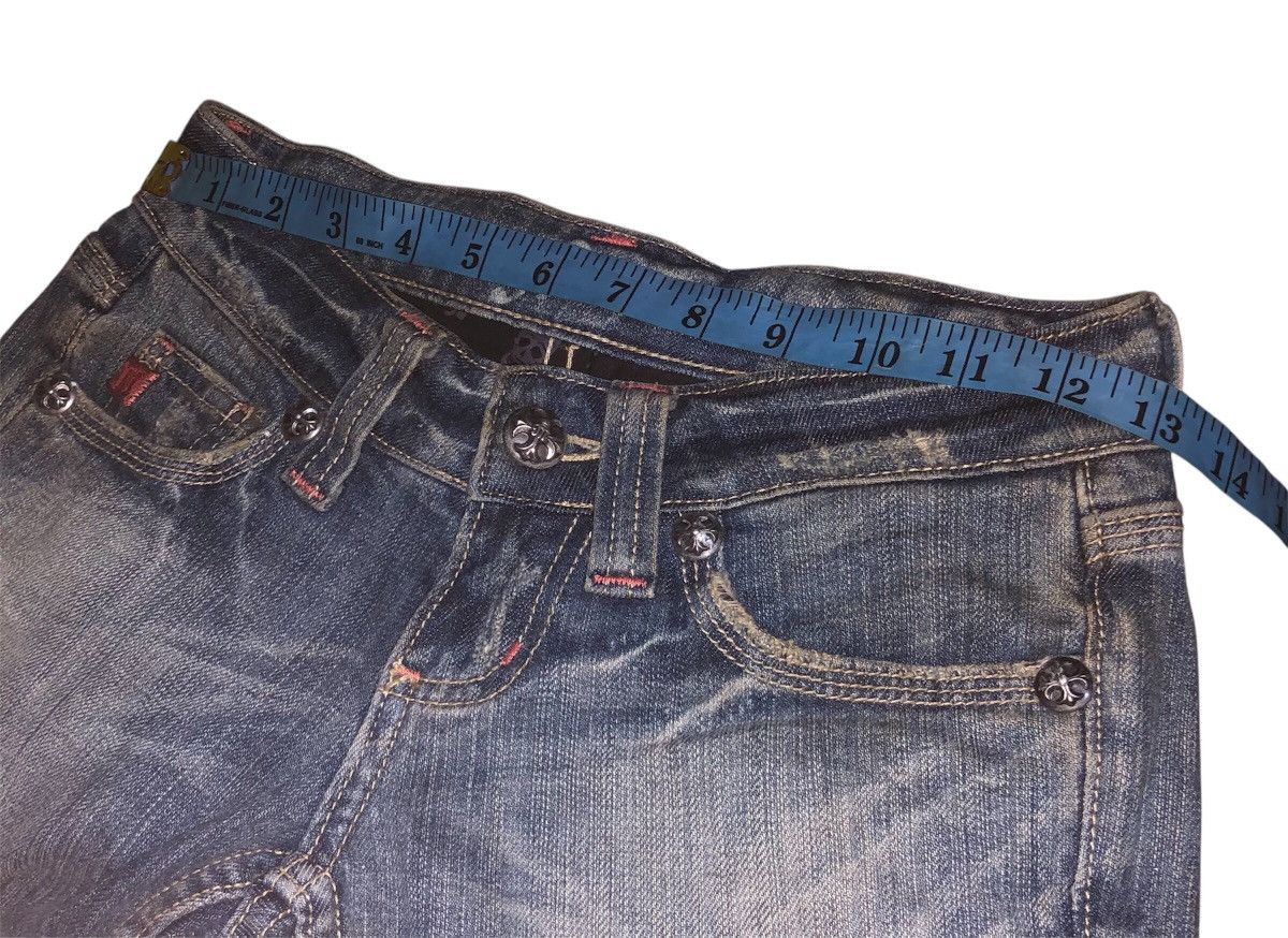 Designer × Japanese Brand × Miss Me Vintage Miss Me Denim Jeans Leather Cross Patches Size 28" / US 6 / IT 42 - 6 Thumbnail