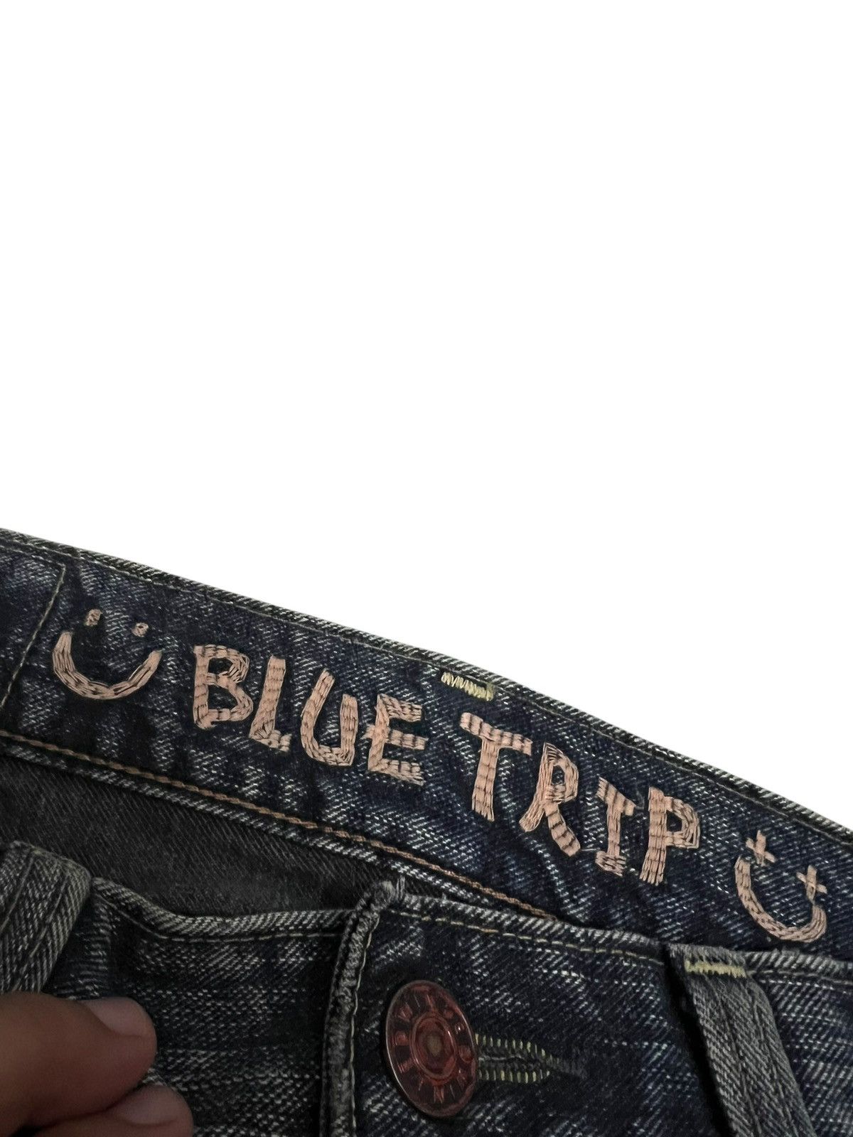Edwin Vintage Edwin 503 Blue Trip Distress Jean Size US 32 / EU 48 - 11 Thumbnail