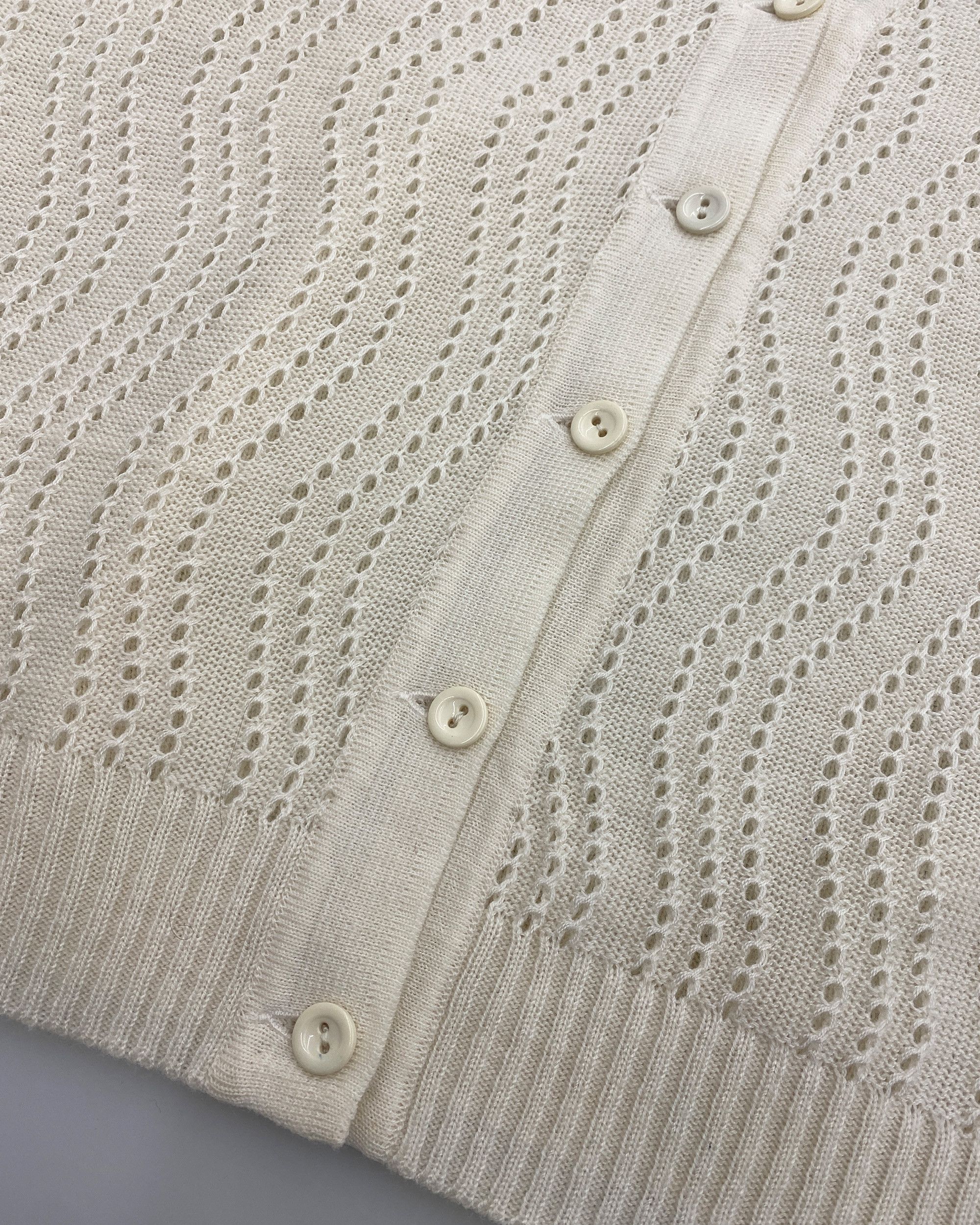 Vintage 1960s Knit Cardigan Size L / US 10 / IT 46 - 4 Thumbnail