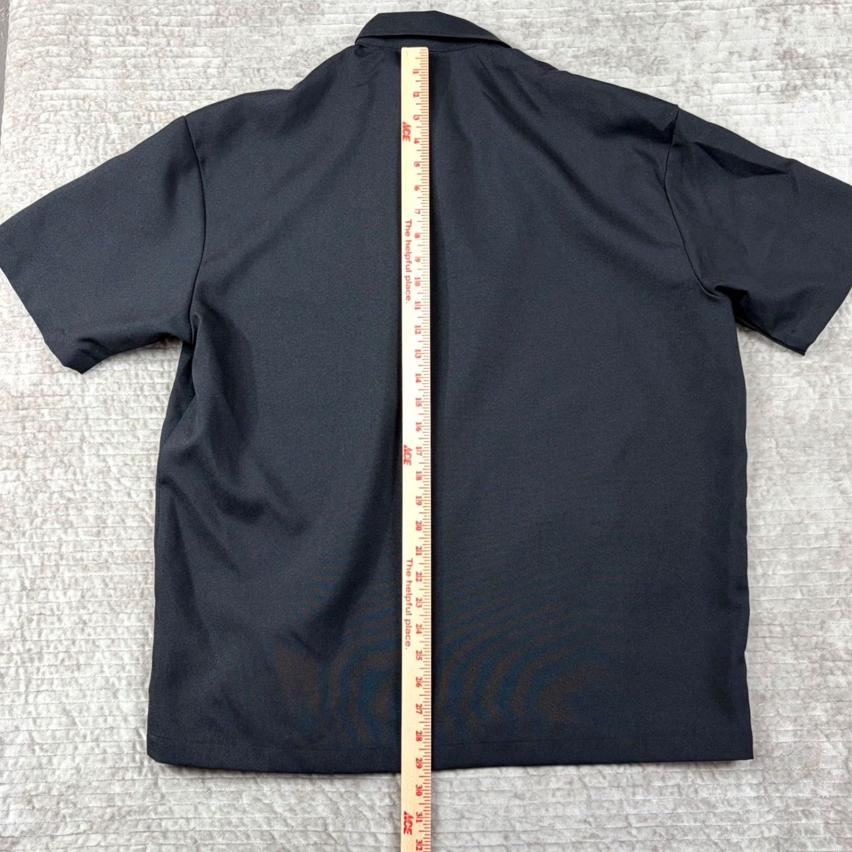 Vintage Steady Clothing Shirt Mens L Black Bowling Blue Skull Piston Buttons USA ST37092 Size US L / EU 52-54 / 3 - 5 Thumbnail
