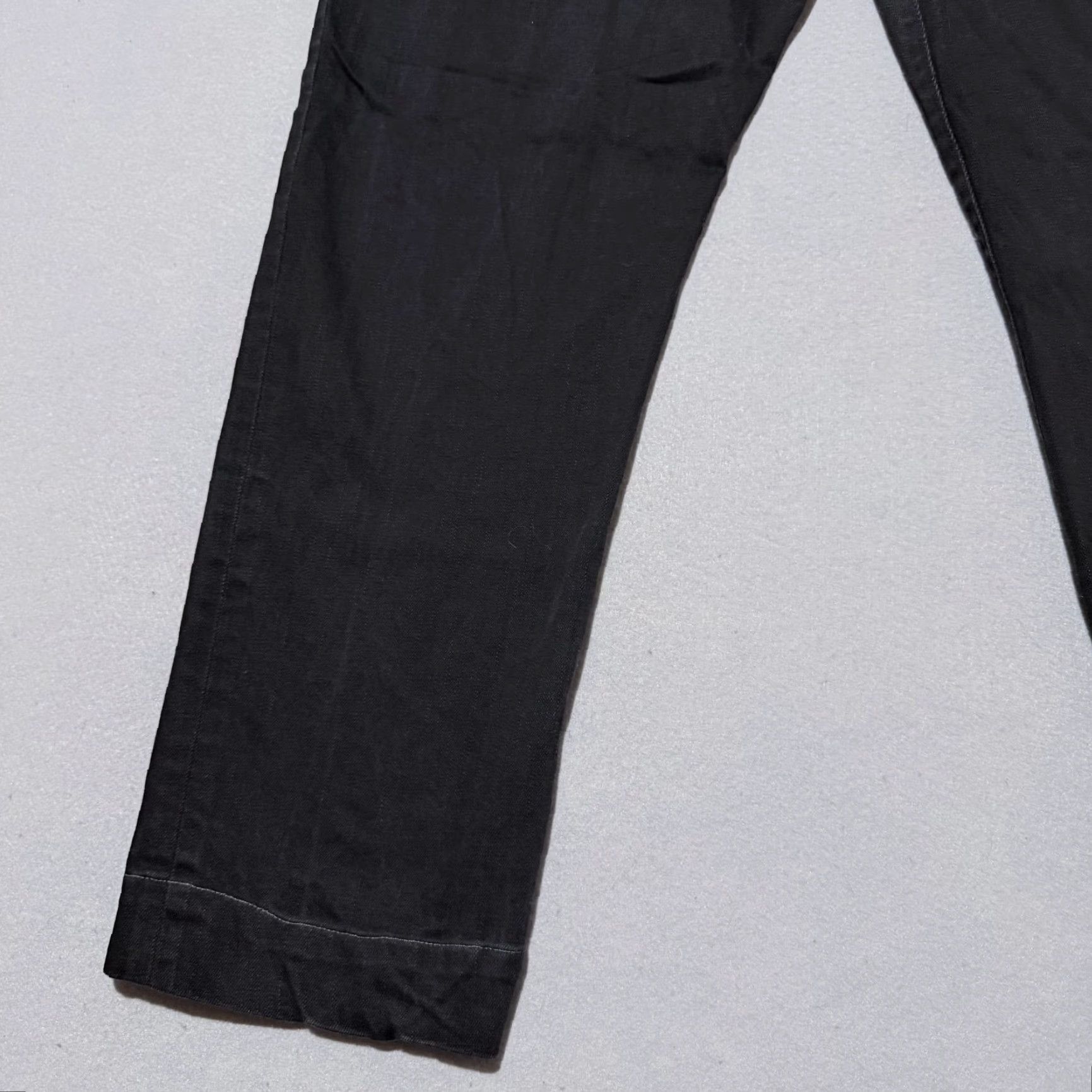 Denime LRL Lauren Jeans Co. Boyfriend Jeans Women's Black Denim Pockets Classic - 14 Size 36" / US 14 / IT 50 - 6 Thumbnail