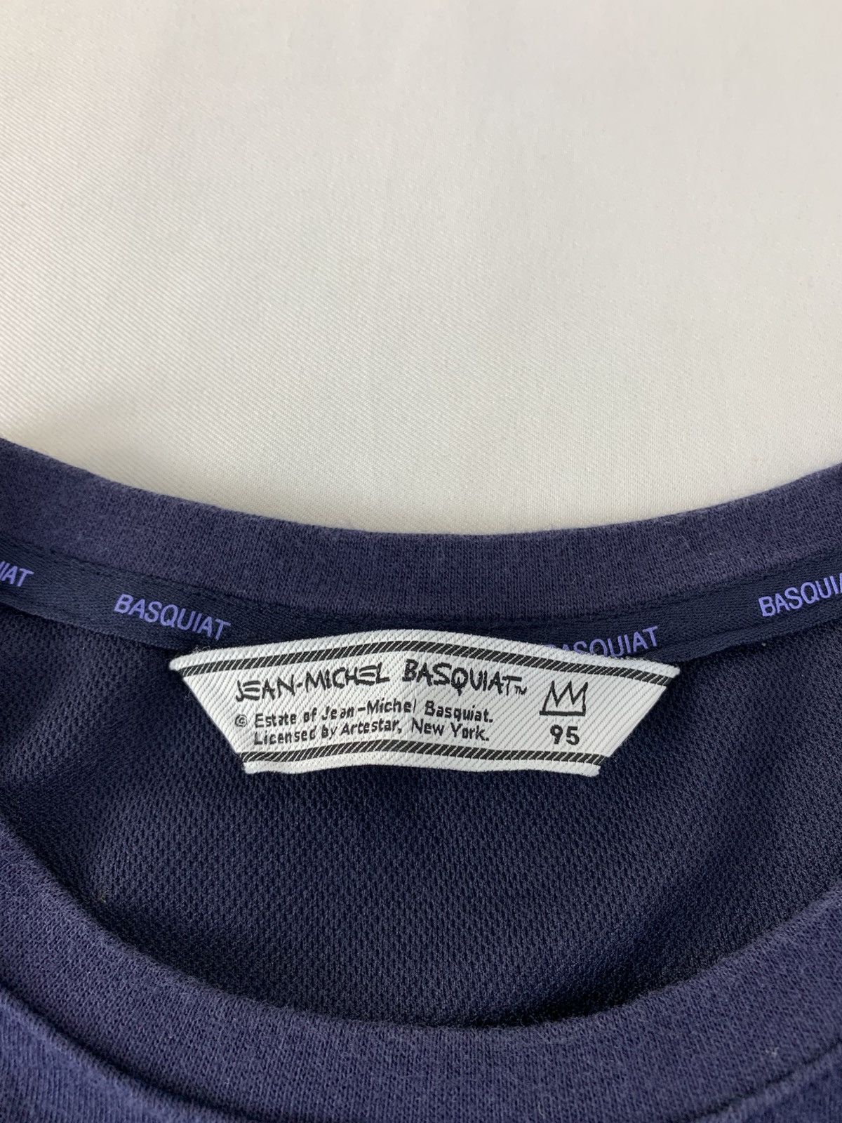 Jean-Michel Basquiat Hype Jean Michel Basquiat Blue Ribbon Printed Tee Size US M / EU 48-50 / 2 - 5 Thumbnail