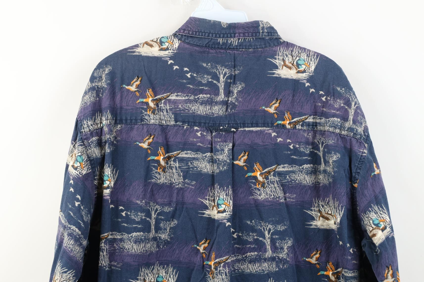 Vintage Vintage 90s Y2K Streetwear All Over Print Button Down Shirt Size US L / EU 52-54 / 3 - 12 Thumbnail