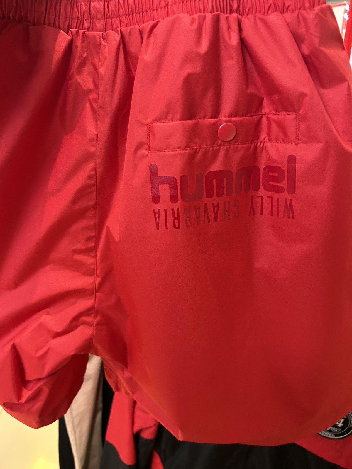 Hummel × Willy Chavarria Hummel x Willy Chavarria Oversize shorts Red 2019 blokecore Size US 28 / EU 44 - 5 Thumbnail