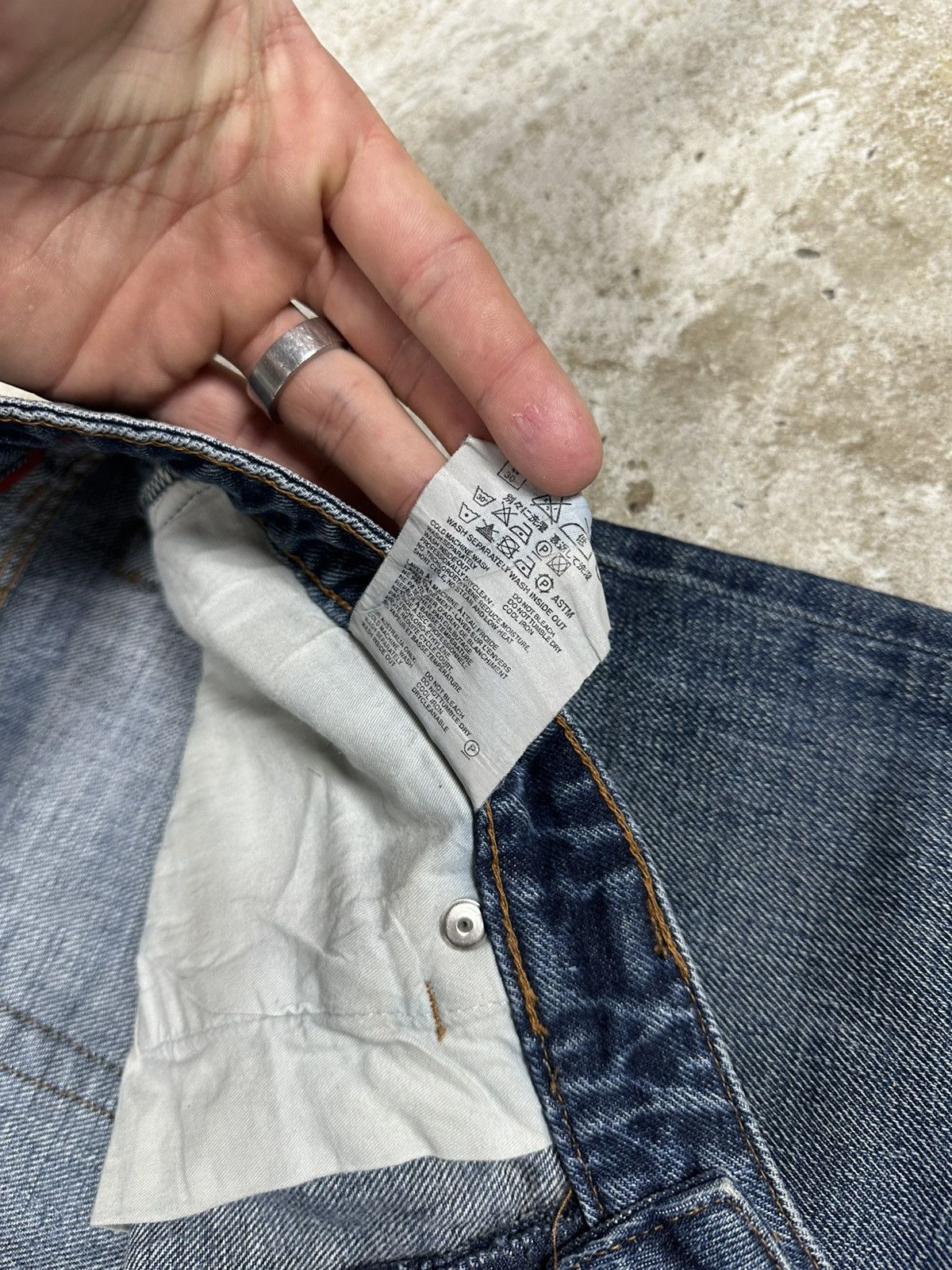 Prada Prada Straight Fit Tab Blue Denim Pants Jeans Size US 30 / EU 46 - 17 Thumbnail