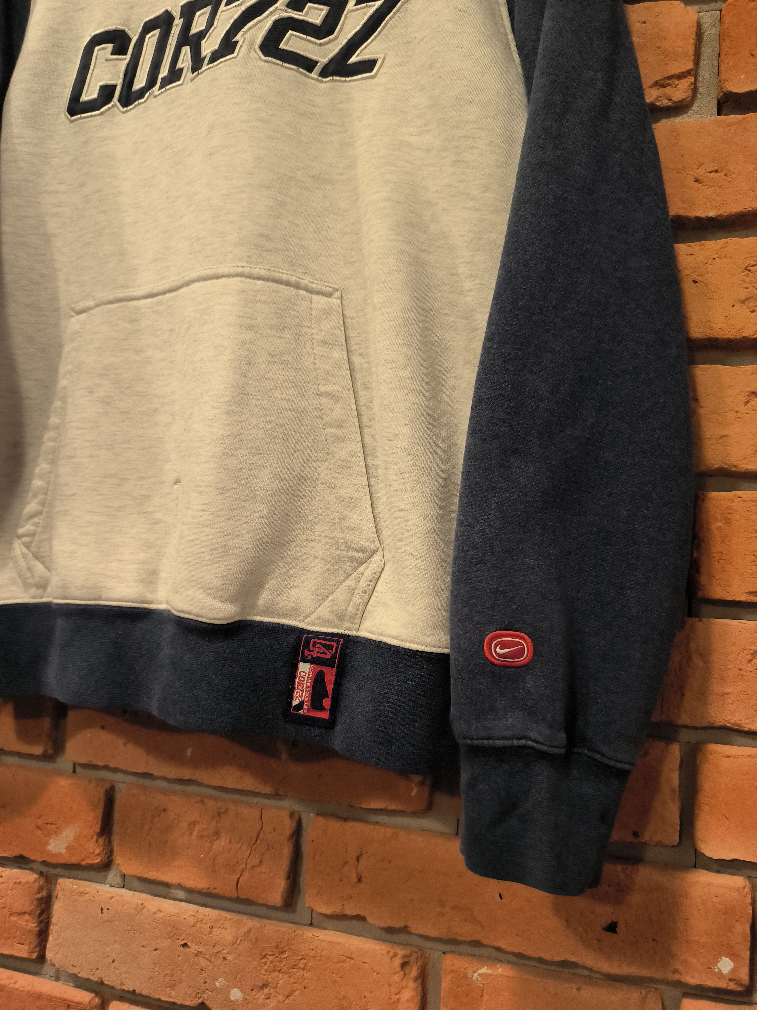 Nike × Vintage Vintage Nike Cortez Hoodie 00s Big Logo 04 Size US S / EU 44-46 / 1 - 4 Thumbnail