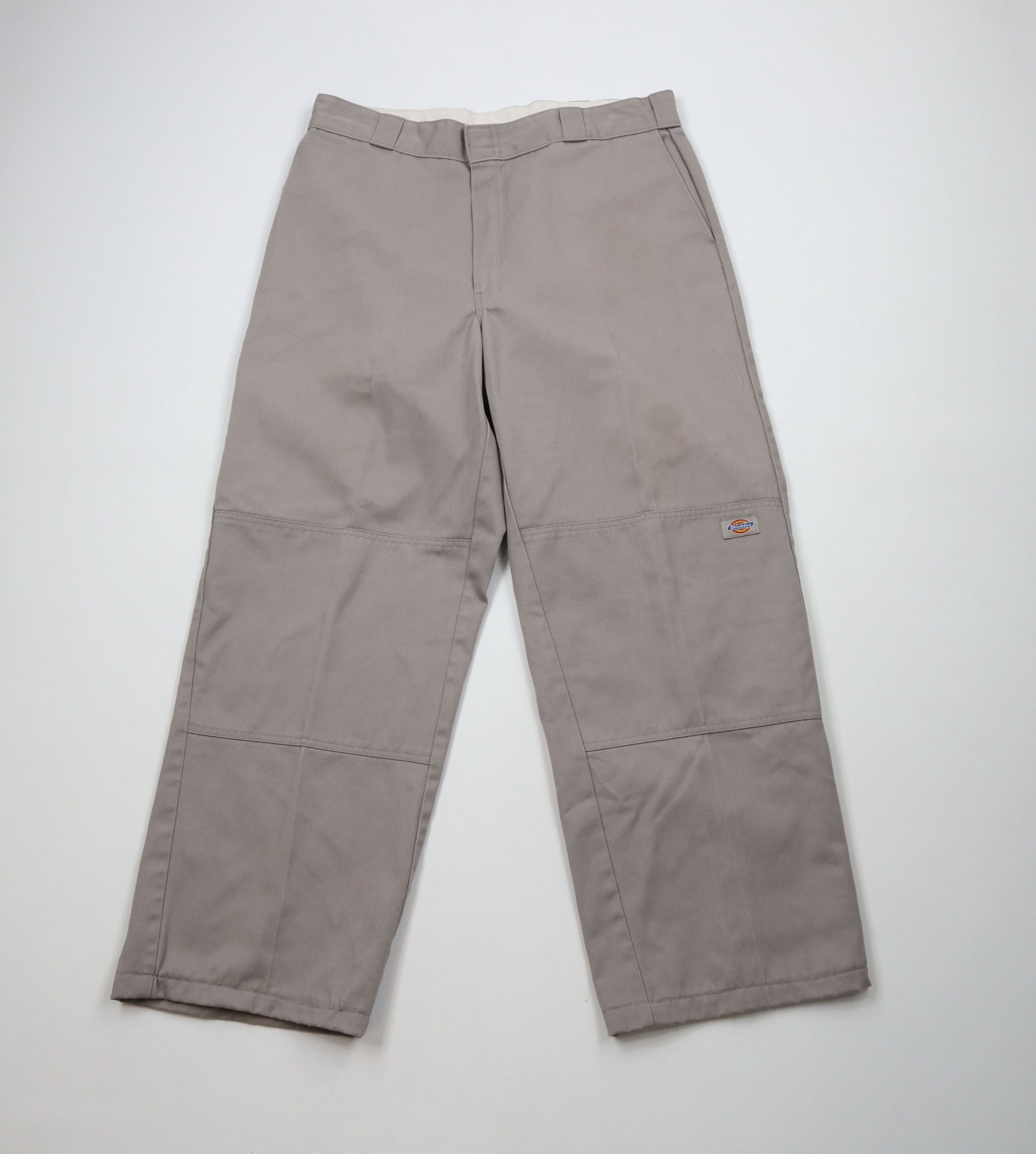 Dickies × Vintage Vintage Dickies Fit Double Knee Wide Leg Work Pants Gray Size US 36 / EU 52 - 1 Thumbnail