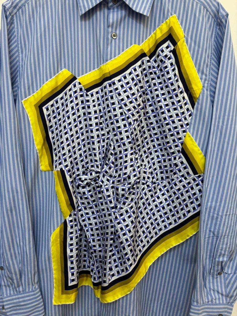 Dries Van Noten dries van notenSquare scarf embroidered shirt 2503-Nextarro Size US M / EU 48-50 / 2 - 4 Thumbnail