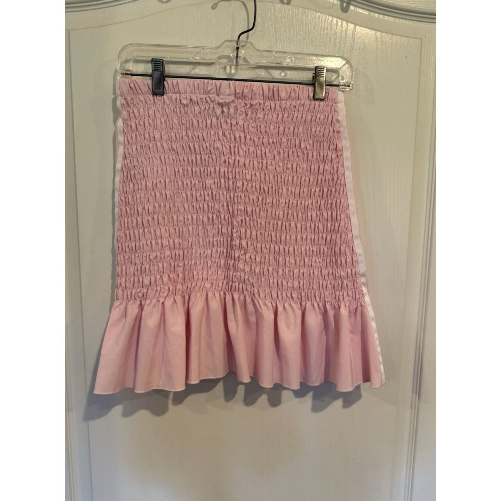 Adidas adidas Originals Skirt Women S Pink 3-Stripe Athletic Activewear Smocked Striped Size S Size 28" / US 6 / IT 42 - 3 Thumbnail