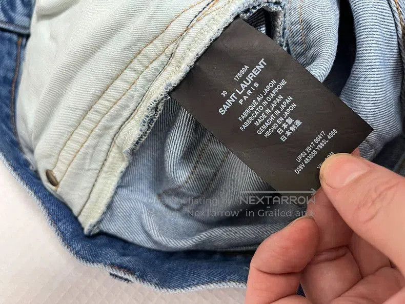 Saint Laurent Paris Saint Laurent Paris SLP Blue Jeans. Size US 30 / EU 46 - 6 Thumbnail